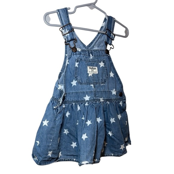Oshkosh B’gosh Baby Girl Starry Denim Skirtall Size 18 Months - Picture 2 of 9